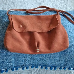 Suede Anthro crossbody bag